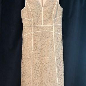 Lafayette Essie Sleeveless Lace Sheath Dress